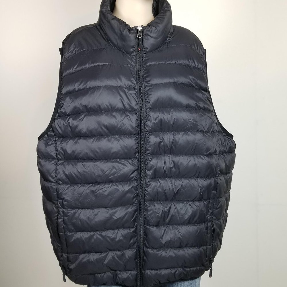 Hawke co. Charcoal Down Puffer Vest Large